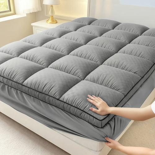 [Non-Slip Machine Washable] Fitted Mattress Protector, Non-Slip And Comfortable, Cozy Bedroom Bedding Accessory, Machine Washable. Top Stretches Up To 8-21 Inches, Deep Pocket Cooling Design