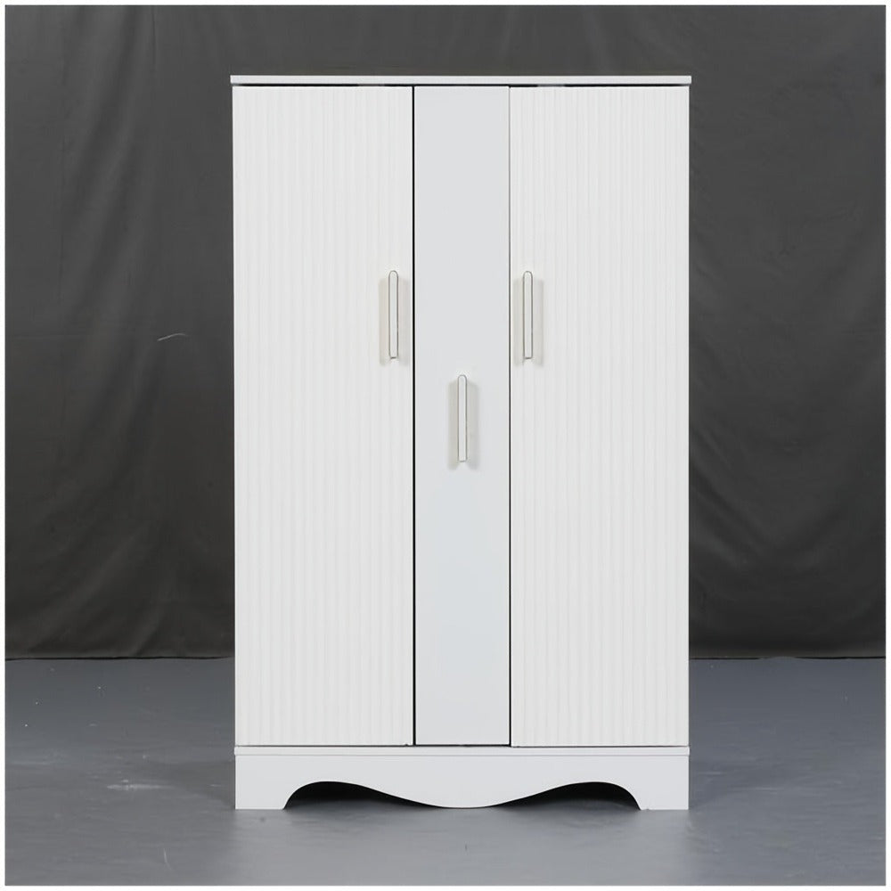 Kitchen Pantry Cabinet 47 Inch with Drawer Adjustable Shelves Buffet Sideboard Cupboard Storage Cabinet for Kitchen Living Room White Black Brown Grey