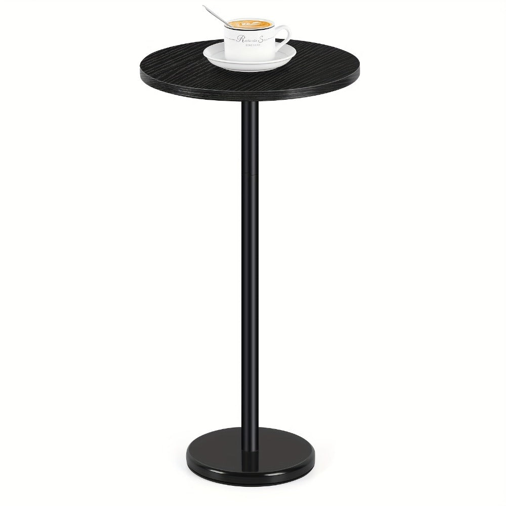 Marble Base Outdoor Round Side Table – Small Pedestal Drink Table for Patio, Sofa & Chair | 12.6" Cocktail End Table, Set of 1 or 2