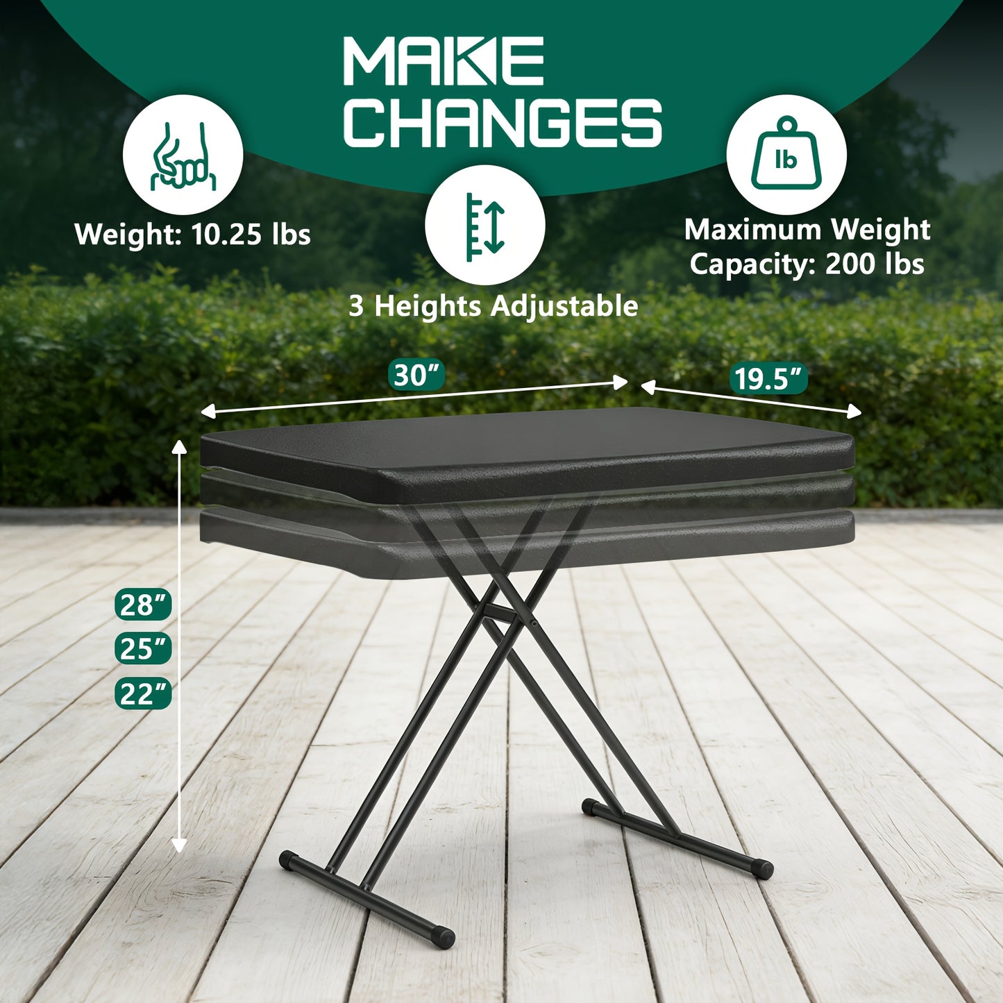 4/6ft Folding Table, Equipped With Metal Legs, Sturdy And Durable. The Plastic Tabletop Is Easy To Clean And Suitable For Camping, Outdoor Activities, Family Meals, And Team Events.