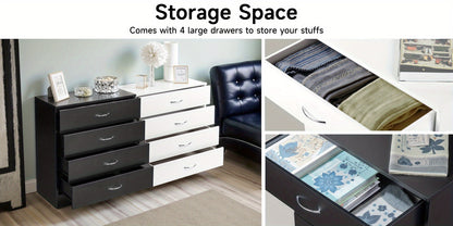 4-Drawer Wood Dresser, Bedroom Drawer Chest for Organized Everyday Storage detail image - detail view 14