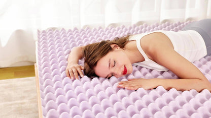4-Inch Mattress Topper with Memory Foam, Bed Mattress Pad for Bedroom detail image - detail view 7