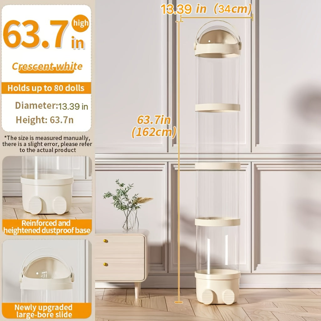 Kids Storage Organizer shown in the Cream Color option