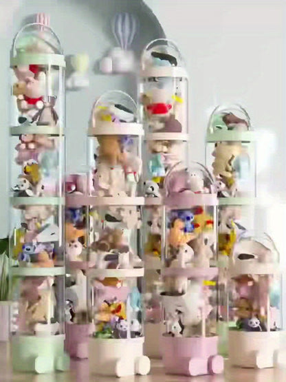 4-Layer Clear Kids Storage Organizer with Waterproof Protection for Kids' Room detail image - detail view 8