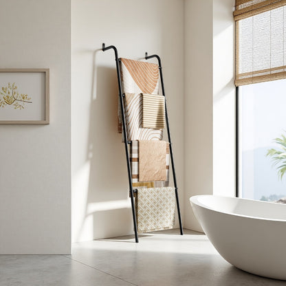4-Layer Metal Blanket Ladders with Tool-Free Assembly for Living Room detail image - detail view 9