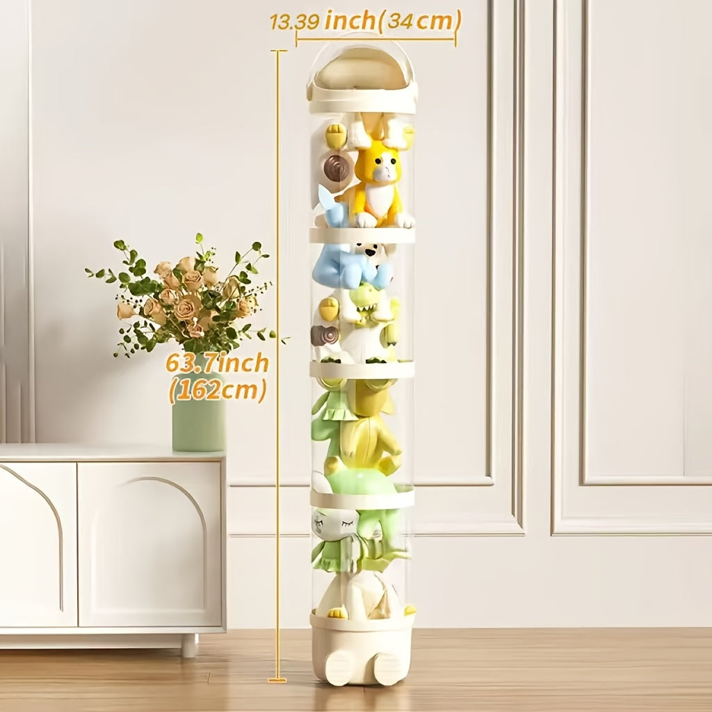 Toy Storage Organizer shown in the Cream Color option