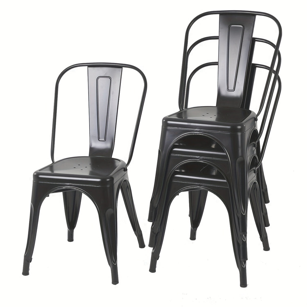 Dining Chair shown in the Black option