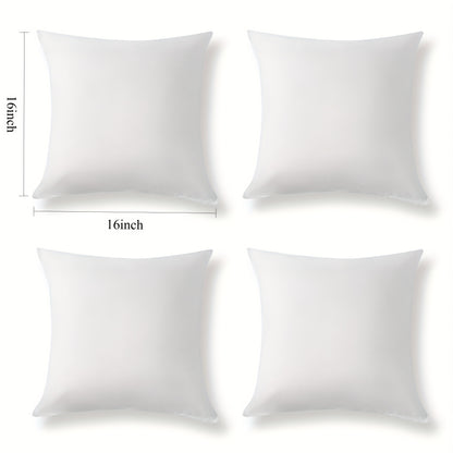 Pillow Inserts shown in the 16*16in 4 PC option