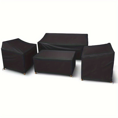 Patio Furniture Cover shown in the Black option