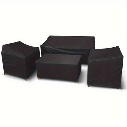 4-Piece Heavy-Duty Patio Furniture Cover with Two Chairs Included detail image - detail view 3