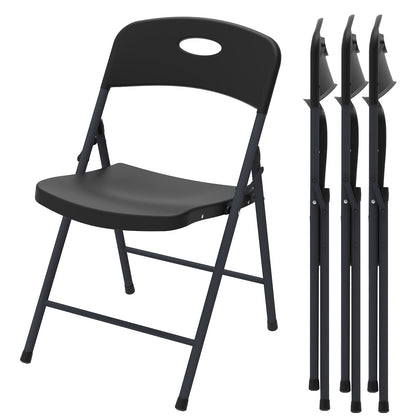 Folding Chairs shown in the Black option