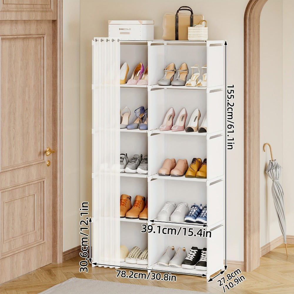 4-Tier Bookshelf, Home Library Organizer for Organized Everyday Storage in Living Room detail image - detail view 9