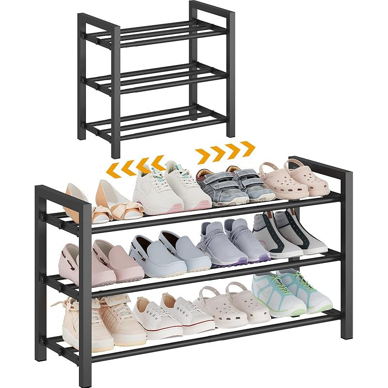 Shoe Rack shown in the 3 Tiers option