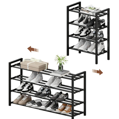 Shoe Rack shown in the 4 Tiers option