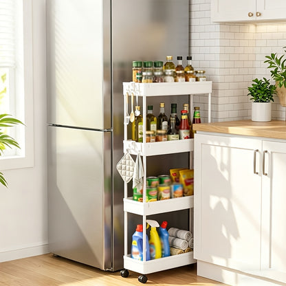 Storage Cart shown in the White option