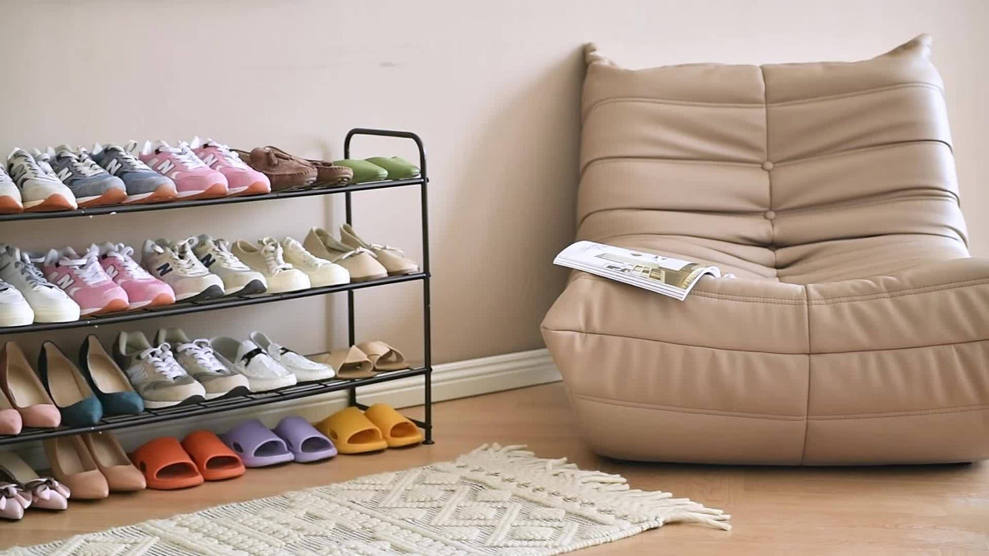 4-Tier Wide Shoe Rack with Large-Capacity Storage and Tool-Free Assembly detail image - detail view 17