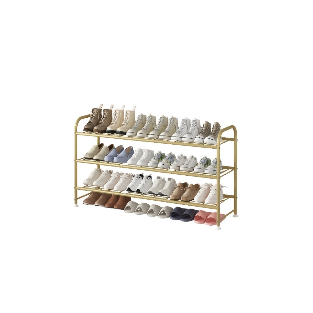 4-Tier Wide Shoe Rack with Large-Capacity Storage and Tool-Free Assembly detail image - detail view 9