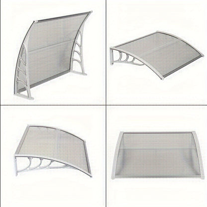 40-Inch Polycarbonate Door And Window Awning for Patio and Entryway detail image - detail view 11