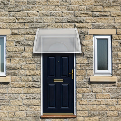 40-Inch Polycarbonate Door And Window Awning for Patio and Entryway detail image - detail view 5