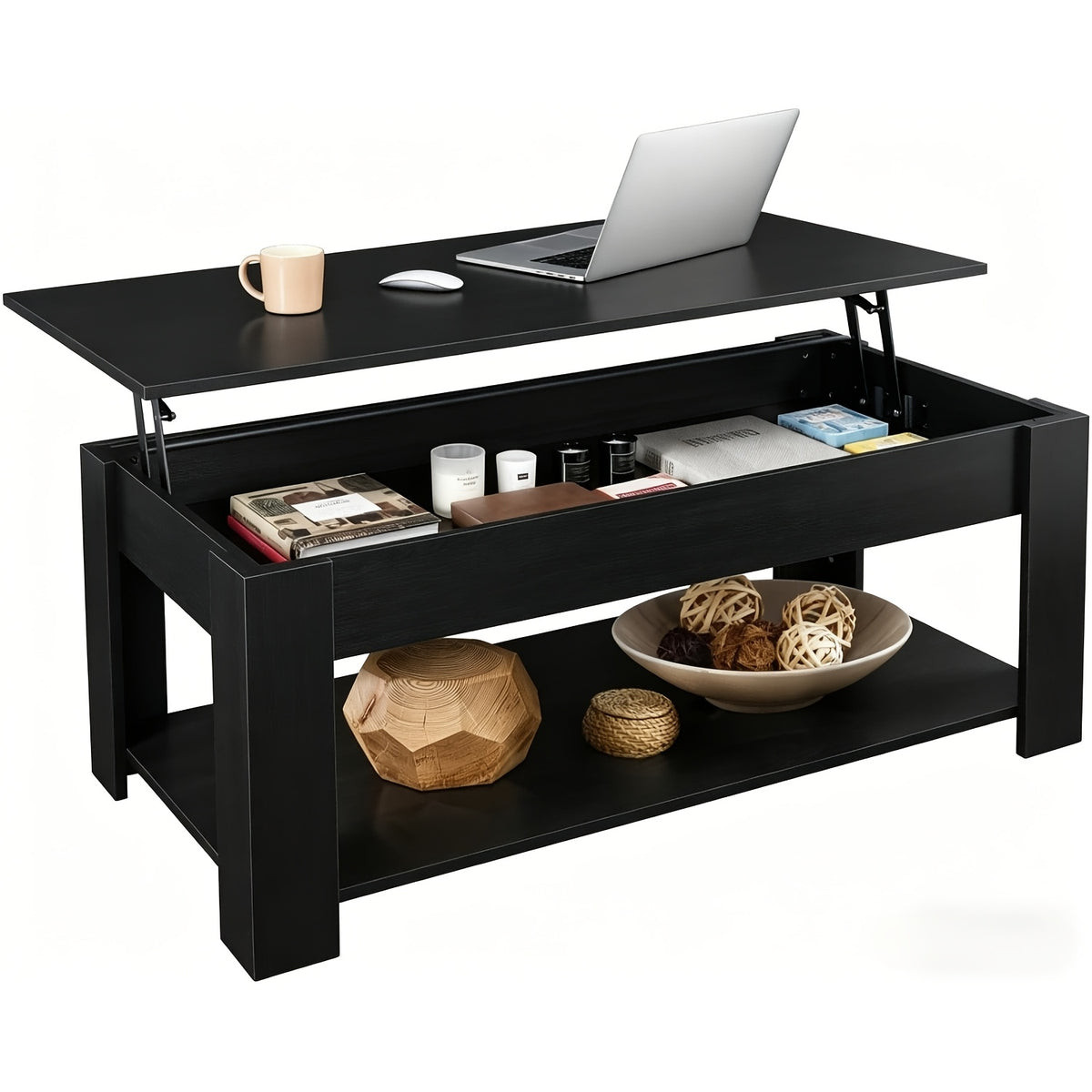 Coffee Table shown in the Black option