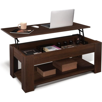 41-Inch Coffee Table with Hidden Storage for Work, Display, and Everyday Use detail image - detail view 3