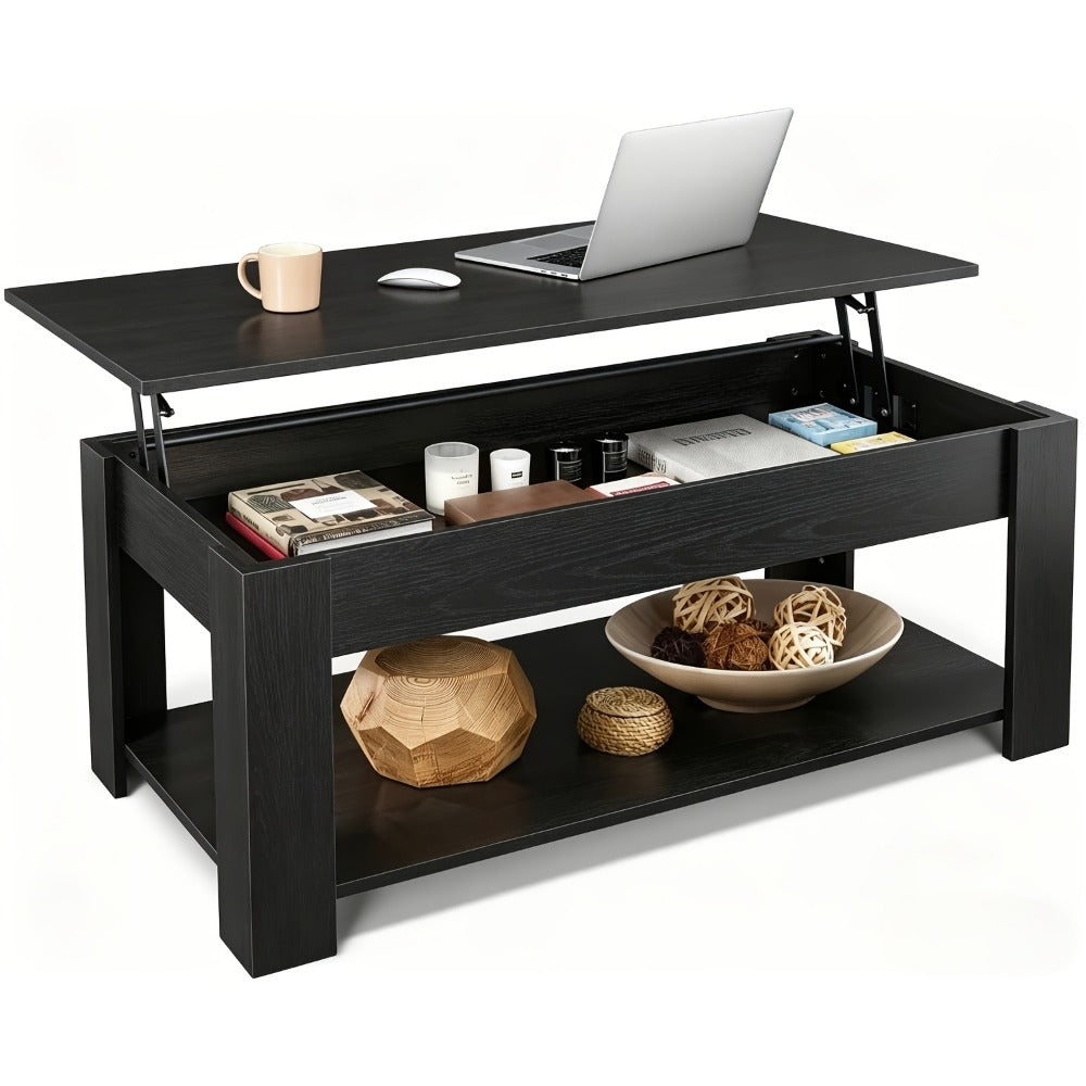 41-Inch Coffee Table with Hidden Storage for Work, Display, and Everyday Use detail image - detail view 5