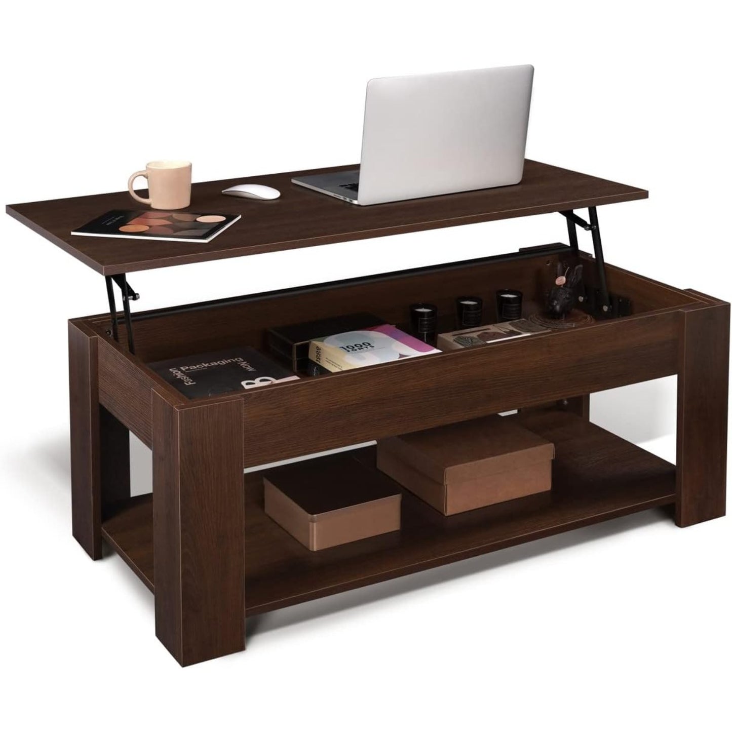 Coffee Table shown in the Espresso option