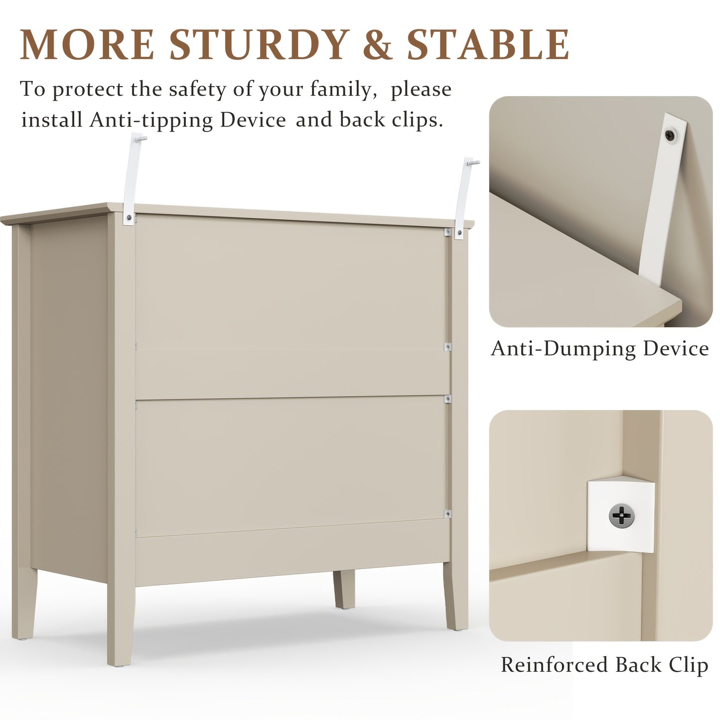 Nightstands 2pcs/1pc, Fluted Design Wooden Dressers with Ample Storage, 30-Inch Modern Painted Chest for Bedroom, Living Room, And Entryway