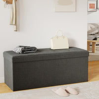 Dark Gray Linen - 43.5 Inches