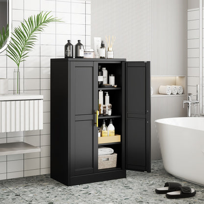 43-Inch Metal Storage Cabinets And Pantry Cabinets with Adjustable Shelves for Kitchen detail image - detail view 7