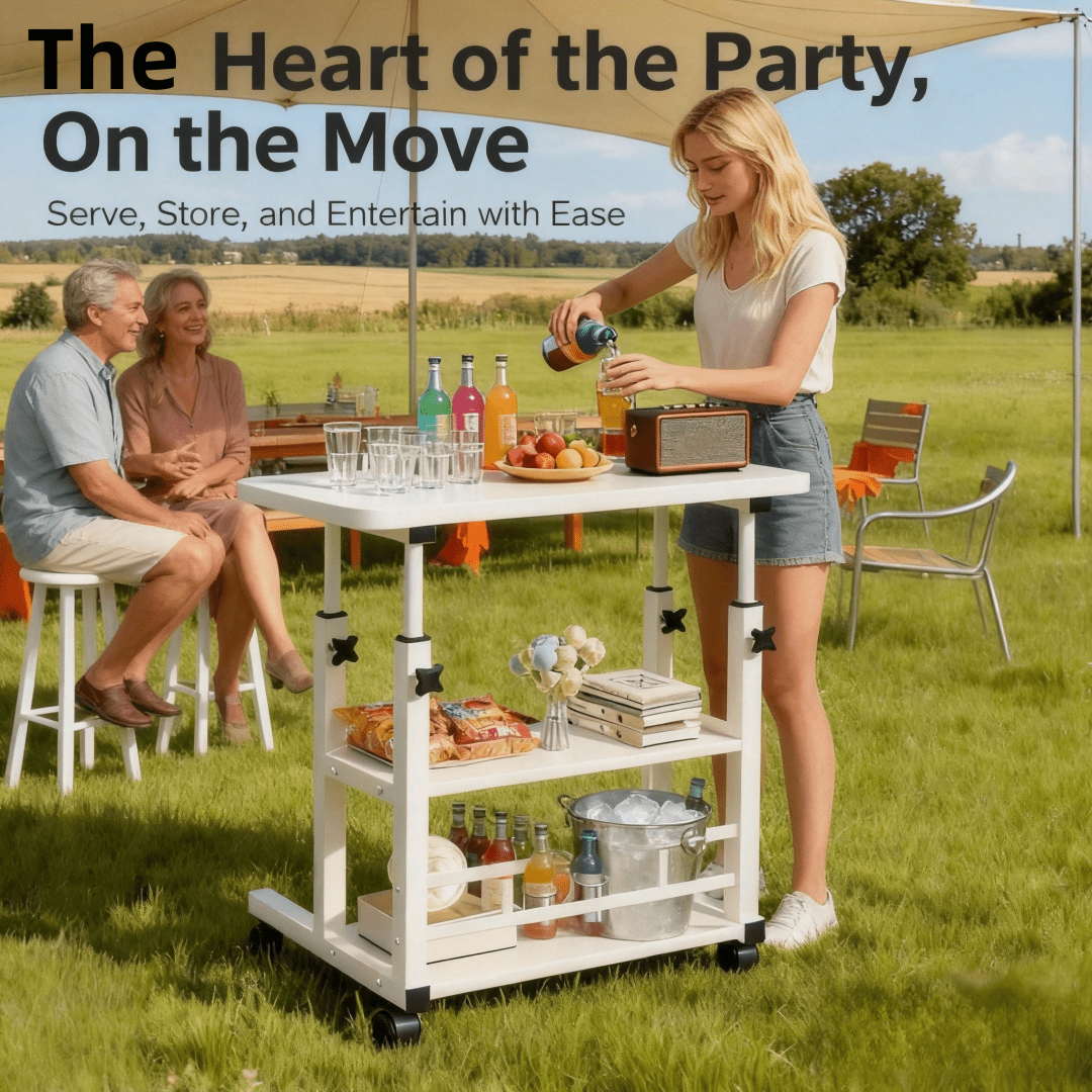(1pc Pack) Heavy Duty 24 Inch Folding Table - Portable, Easy Storage & Tool-Free Assembly | Rectangle Banquet, Camping, Picnic, Party, Laptop & Patio Table for Small Spaces | Christmas Party Gift