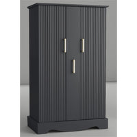 Black Cabinet Center Drawer