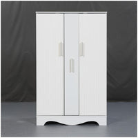 White Cabinet Center Drawer
