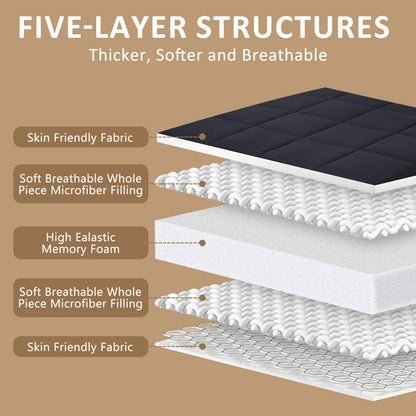 LILYPELLE Japanese Floor Mattress Futon Mattress, Foldable Mattress, Roll Up Mattress Sleeping Tatami Mat Floor Lounger Guest Bed, Easy to Store And Portable for Camping Couch