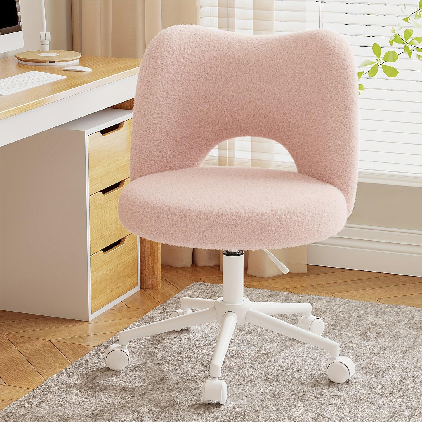 ENHOMEE 5-Color Ergonomic Mesh Office Chair with Wheels - 5 Colors, Adjustable Height Desk Chair, Swivel Computer Chair for Home Office, Easy Assembly, Supports 242 LBS