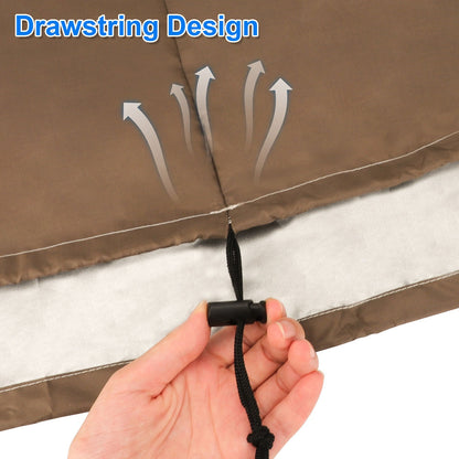 Heavy Duty Patio Chair Covers, Waterproof Oxford Fabric with PVC Coating, Dustproof Lawn Furniture Cover for Outdoor, Ideal for Garden and Veranda Use