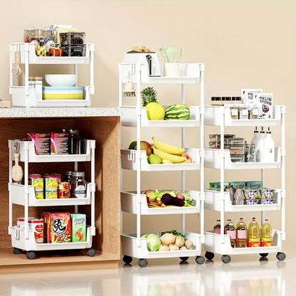 Shoe Rack 3 4 5 Layer with Wheels Hooks Storage Rack Organizer for Entryway Bedroom Closet Kitchen Living Room Office with Shoe Bags Option