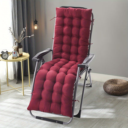 49-Inch Fabric Chaise Lounge Cushion with Multiple Color Options for Patio detail image - detail view 10