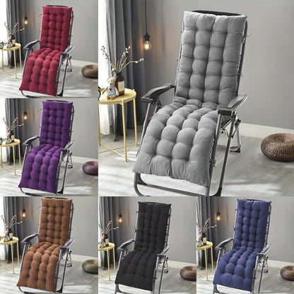 49-Inch Fabric Chaise Lounge Cushion with Multiple Color Options for Patio detail image - detail view 19