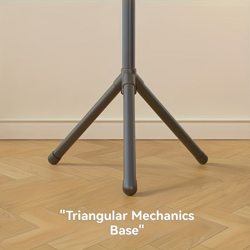Vertical Coat Rack Can Hang 52 Items - Space-Saving Storage Solution, Stable Base And Modern Minimalist Design, Suitable for Small Spaces Such As Entrances/ Living Rooms, Bedrooms, Offices, Apartments, Dormitories, Etc., for Organizing Clothes