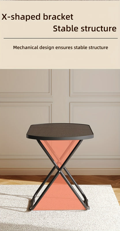 Stable Tray Table with No Assembly Required, TV Dinner Tray for Eating, Foldable Snack Tables for Bed/Sofa/ Living Room