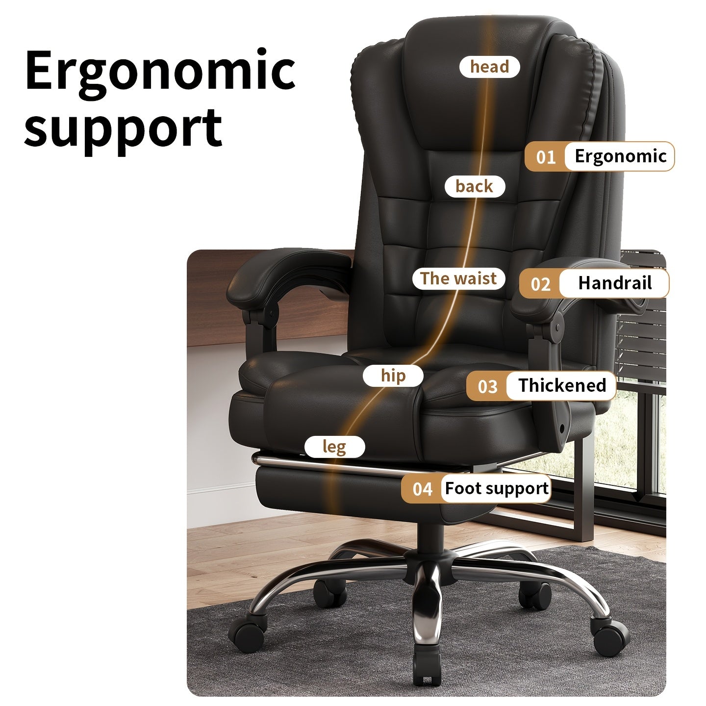 Office Chair, E-sports Chair, Boss Chair, Computer Chair, Computer Chair, Reclining Chair, Swivel Chair, Lifting Chair, Rotating Chair, Multi-scene Use