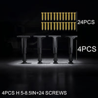 4PCS H 5-8.5in+24 Screws