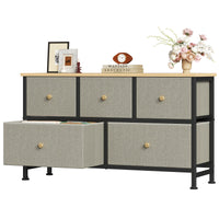 Dark Green - 5 Drawer