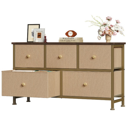 5-Drawer Metal Dresser with Multiple Color Options for Bedroom detail image - detail view 20