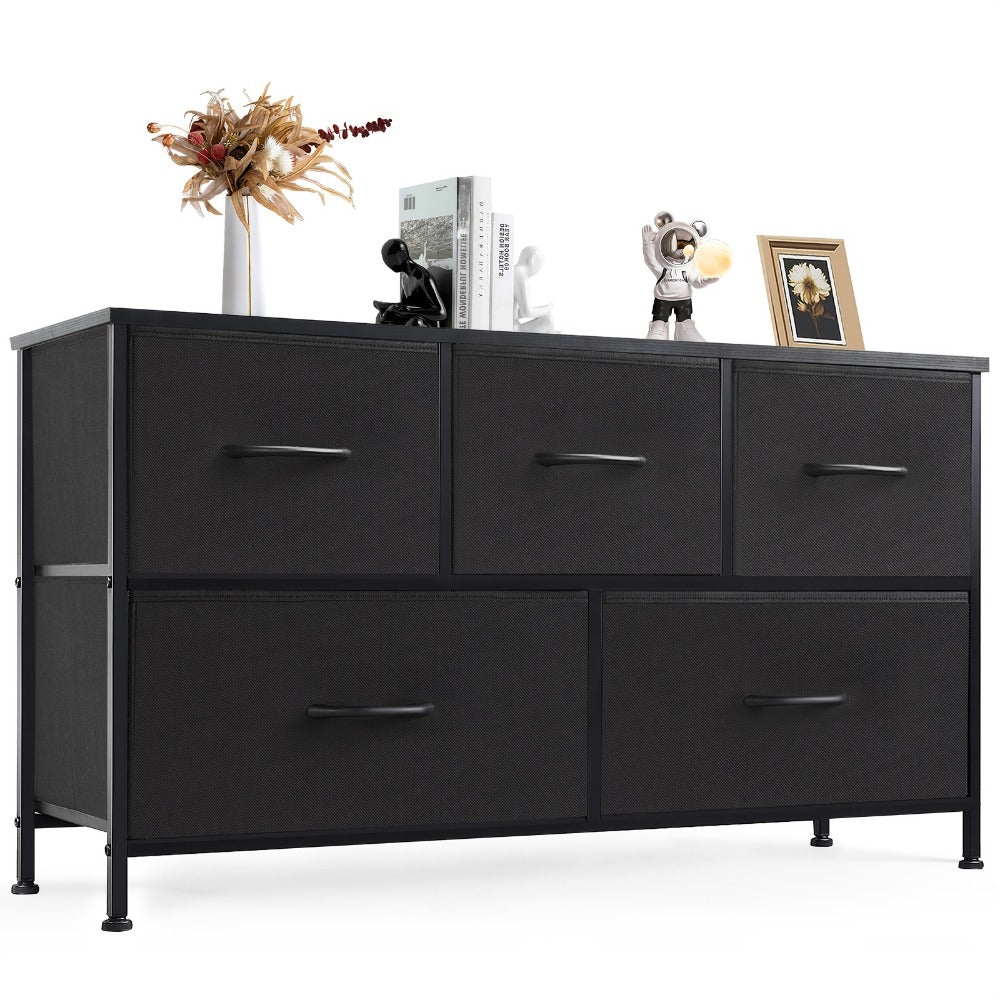 5-Drawer Metal Dresser with Multiple Color Options for Bedroom detail image - detail view 3