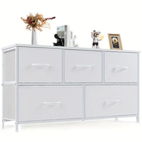 White - 5 Drawers