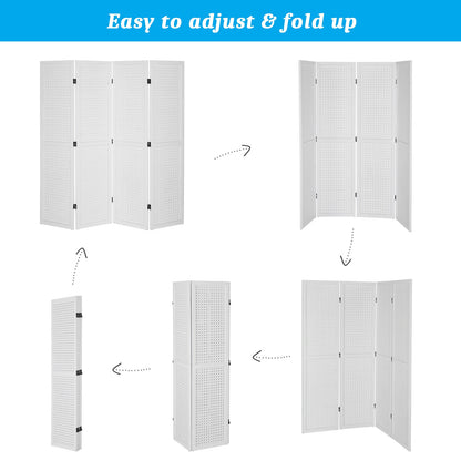 5-Foot Freestanding Room Divider with Added Privacy for Privacy and Space Definition detail image - detail view 15