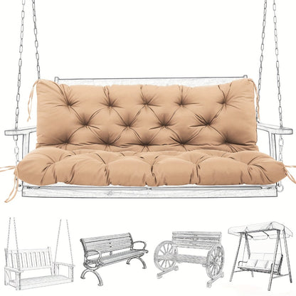 5-Inch Outdoor Swing Cushion with Waterproof Protection and Memory Foam for Patio detail image - detail view 10