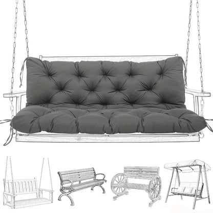 5-Inch Outdoor Swing Cushion with Waterproof Protection and Memory Foam for Patio detail image - detail view 14